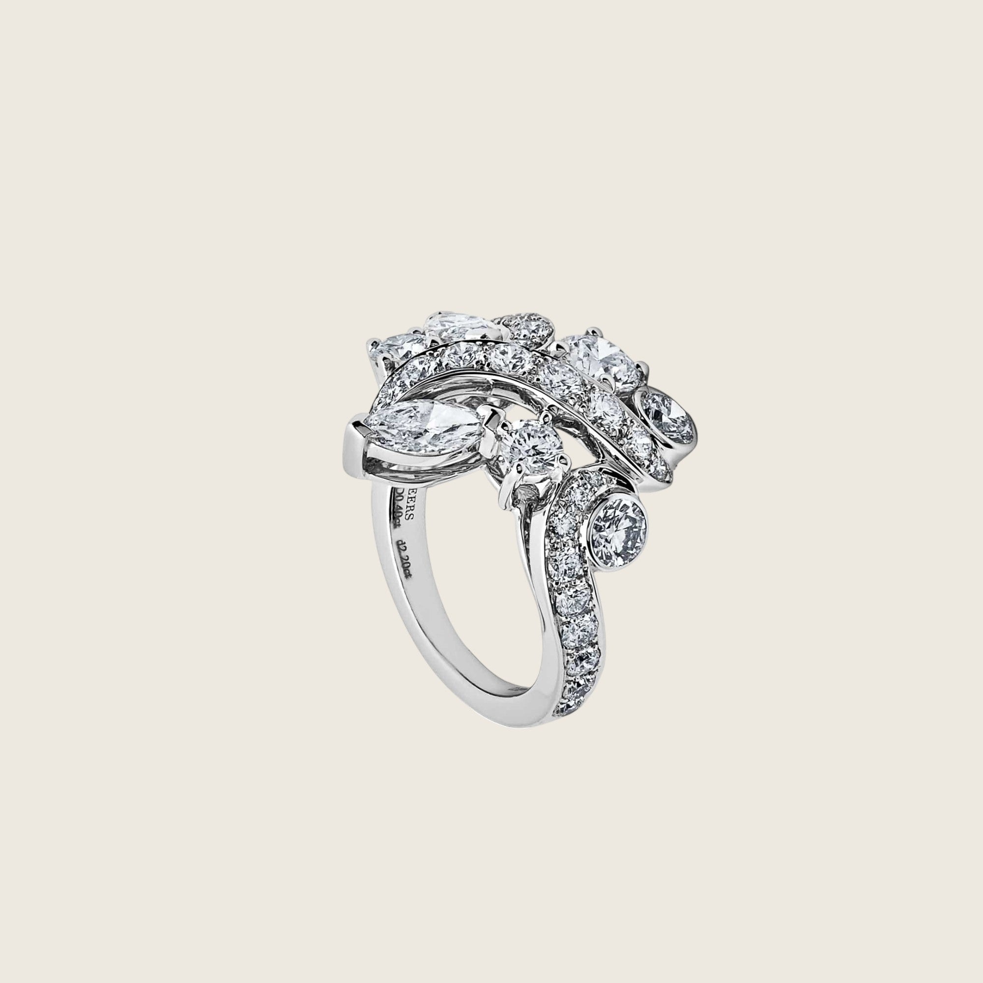 De Beers 'Adonis Rose' Cluster Ring