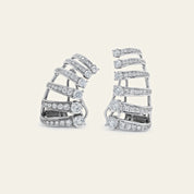 Diamond Cuff Earrings