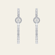 Diamond Knot Earrings
