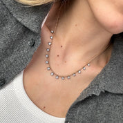 Droplet Diamond Necklace