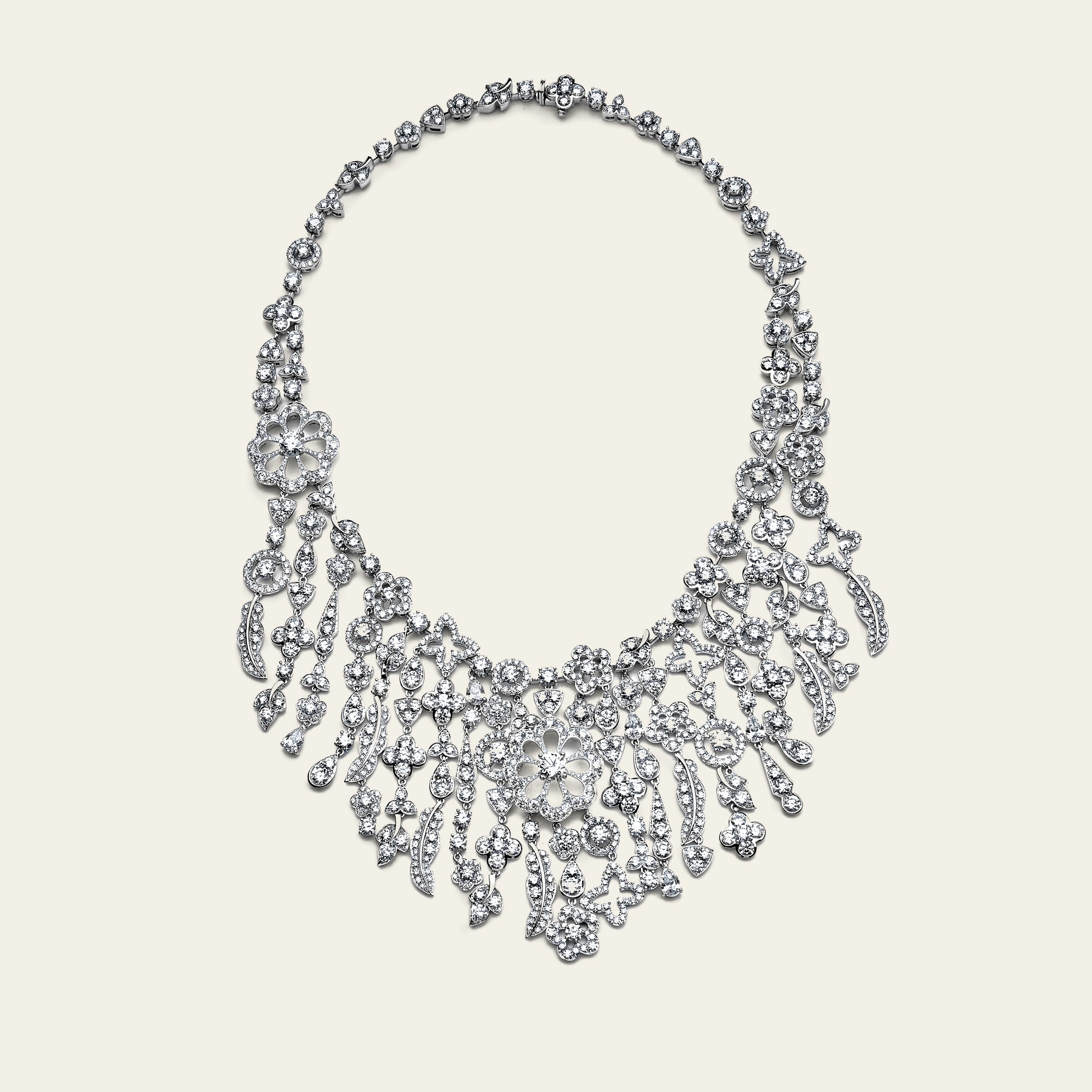 Graff White Gold Diamond Bohemia Necklace