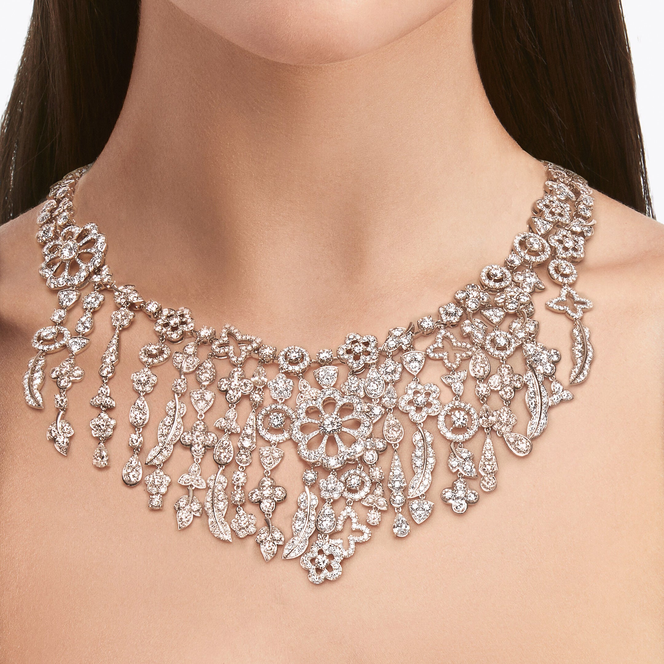 Graff White Gold Diamond Bohemia Necklace