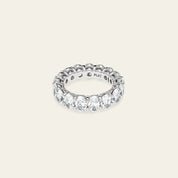 Platinum Oval Cut Diamond Ring