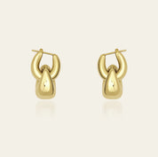 Gold Double Hoop Earrings