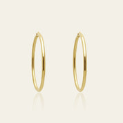 Large Gold Hoop Earrings