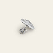 White Gold and Diamond Studs