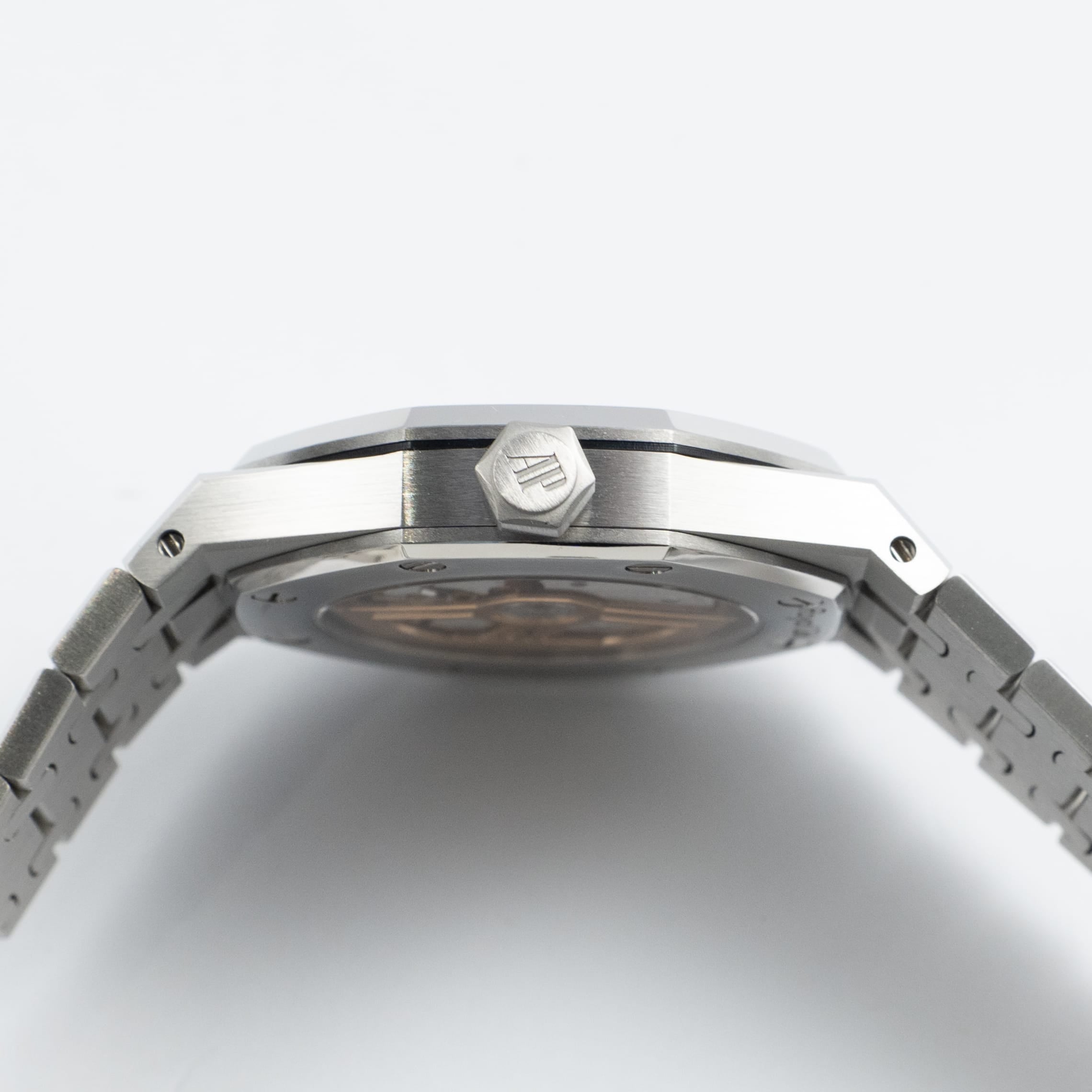 Audemars Piguet Royal Oak 15551ST.ZZ.1356ST.04 'Ladies' Stainless Steel Light Blue Dial Diamond Bezel (2024)