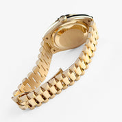 Rolex Day-Date 36 128398TBR Yellow Gold Carnelian Diamond Dial Diamond Bezel President (2025)