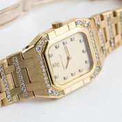 Audemars Piguet Royal Oak Rectangular 6015BA Vintage 'Ladies' Yellow Gold Diamond-Set Quartz (1982)