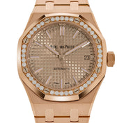 Audemars Piguet Royal Oak 15451OR.ZZ.1256OR.03 'Ladies' Rose Gold Diamond Bezel (2024)