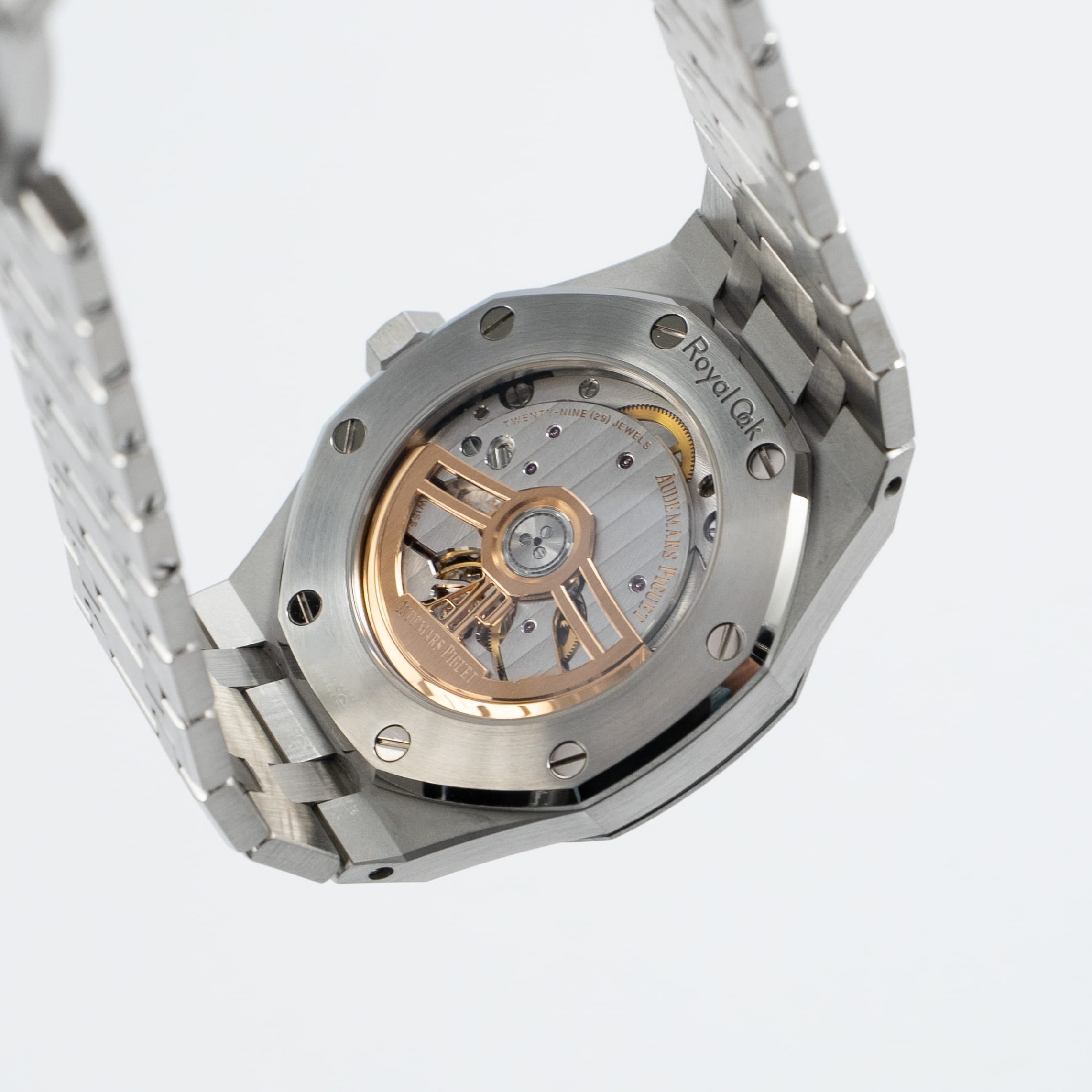 Audemars Piguet Royal Oak 15551ST.ZZ.1356ST.04 'Ladies' Stainless Steel Light Blue Dial Diamond Bezel (2024)