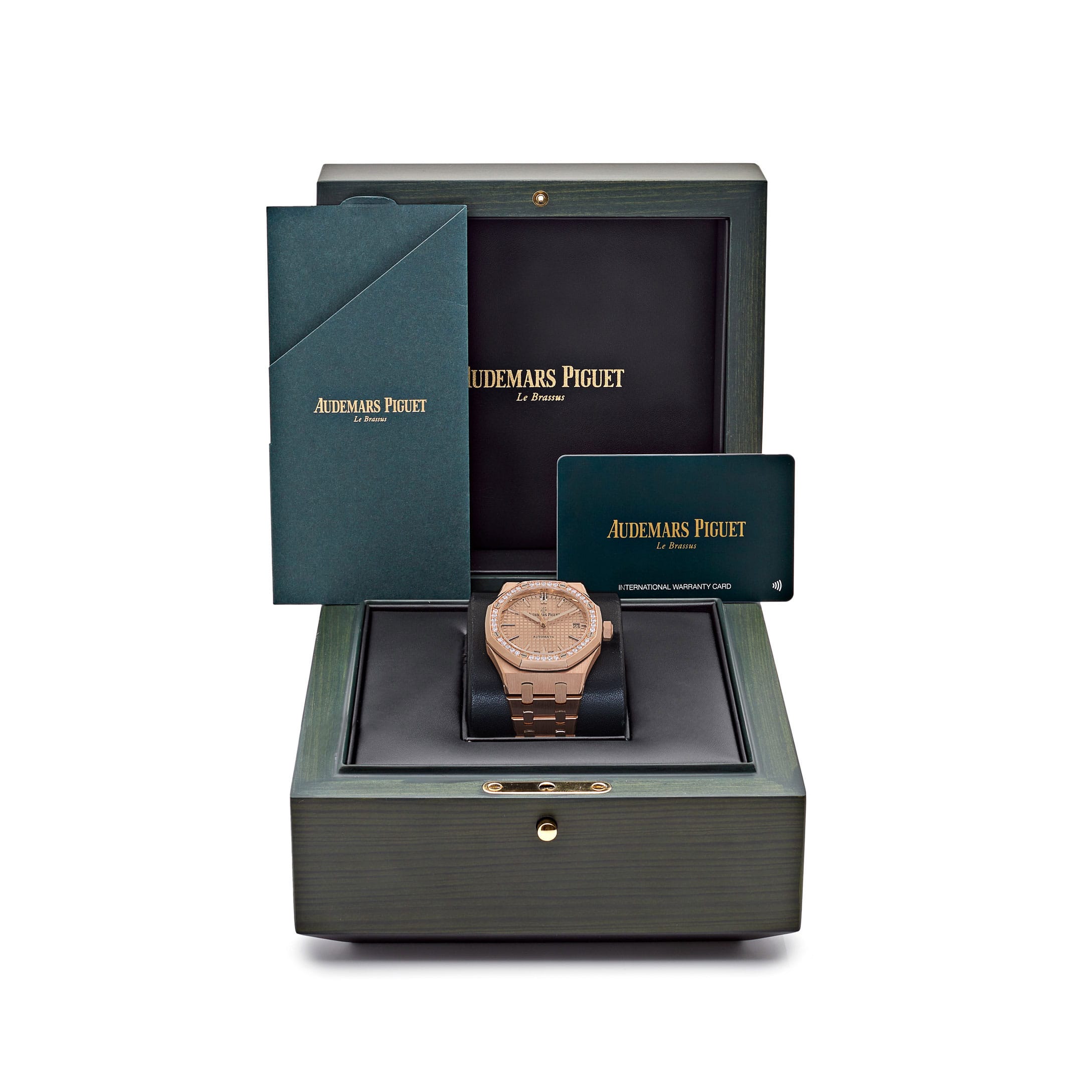 Audemars Piguet Royal Oak 15451OR.ZZ.1256OR.03 'Ladies' Rose Gold Diamond Bezel (2024)