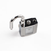 Hermès Kelly KE4.110B Mini 'Ladies' Stainless Steel White Dial Quartz