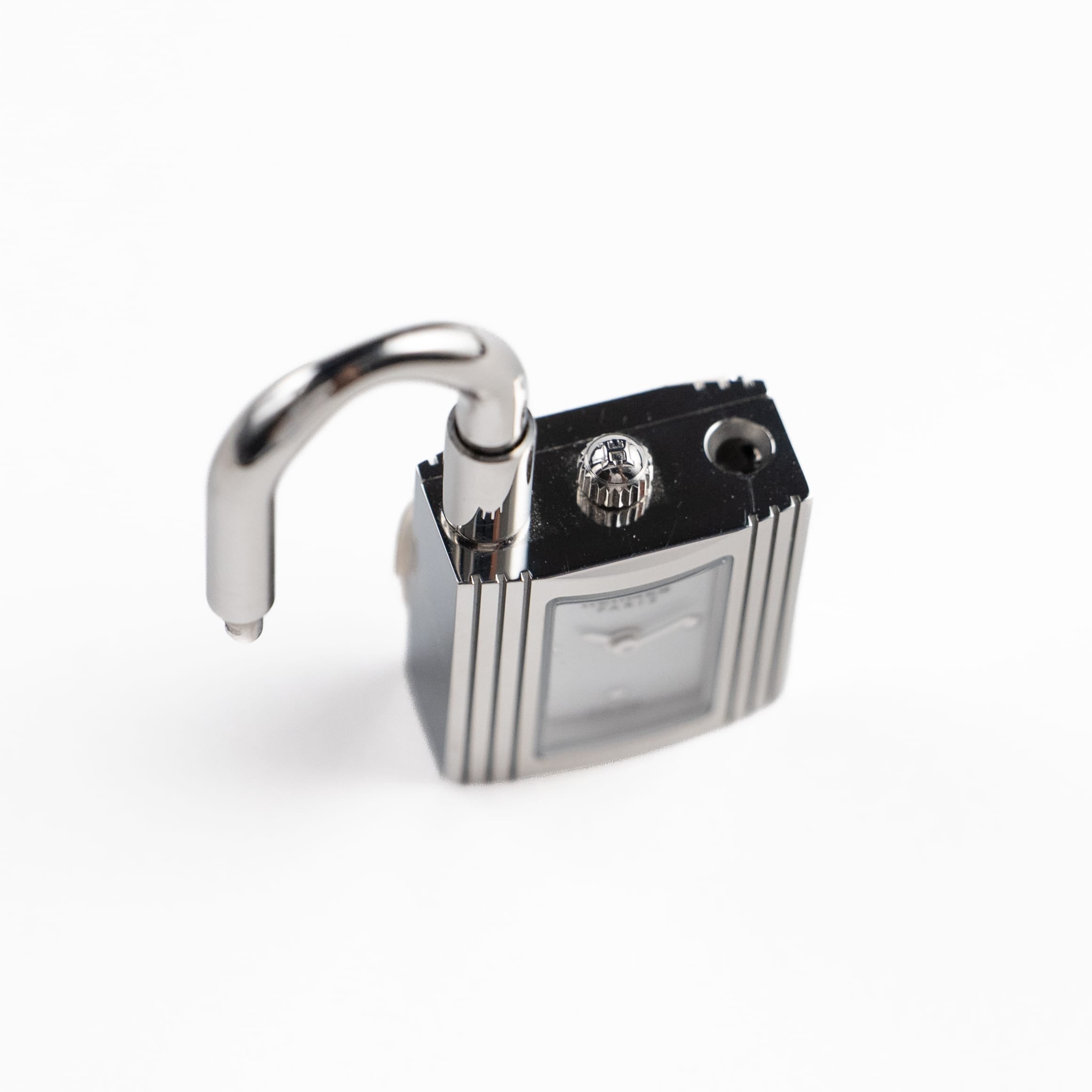 Hermès Kelly KE4.110B Mini 'Ladies' Stainless Steel White Dial Quartz