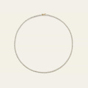 Elara 5.3 Carat Diamond Tennis Necklace in Yellow Gold