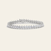 Eloise 8.3 Carat Marquise Diamond Tennis Bracelet