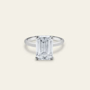 Emerald-Cut Diamond Engagement Ring
