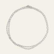 Emerald-Cut Diamond Rope Necklace