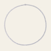 Esme 19.61 Carat Pear-Shaped Diamond Tennis Necklace