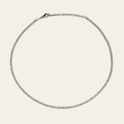 Estelle 4.8 Carat Round Diamond Tennis Necklace