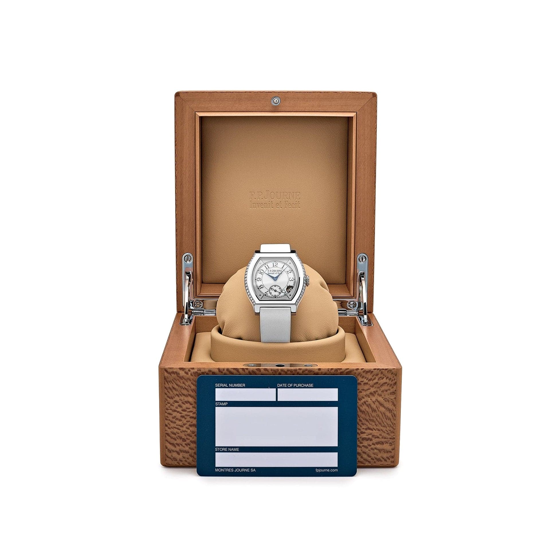 F.P.Journe Élégante 40 Ref. ELT Titanium Luminescent White Dial 2 Rows of Diamonds