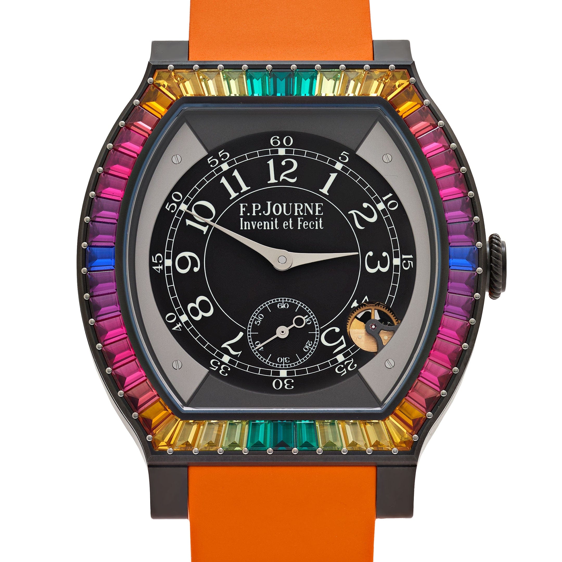 F.P.Journe Élégante 48 Ref. ELHT 'Gino's Dream' Titalyt Luminescent Black Dial Rainbow Bezel (2025)