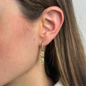 Fancy Yellow Diamond Dangling Earrings