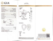Fancy Yellow Diamond Dangling Earrings