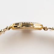Gérald Genta Success G2850.7 'Ladies' Yellow Gold Malachite Diamond Dial Diamond Bezel