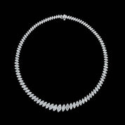 Graduating Marquise Lab Diamond Necklace