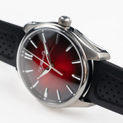 H. Moser & Cie 3200-1207 Pioneer Centre Seconds Swiss Stainless Steel Mad Red Dial (2025)