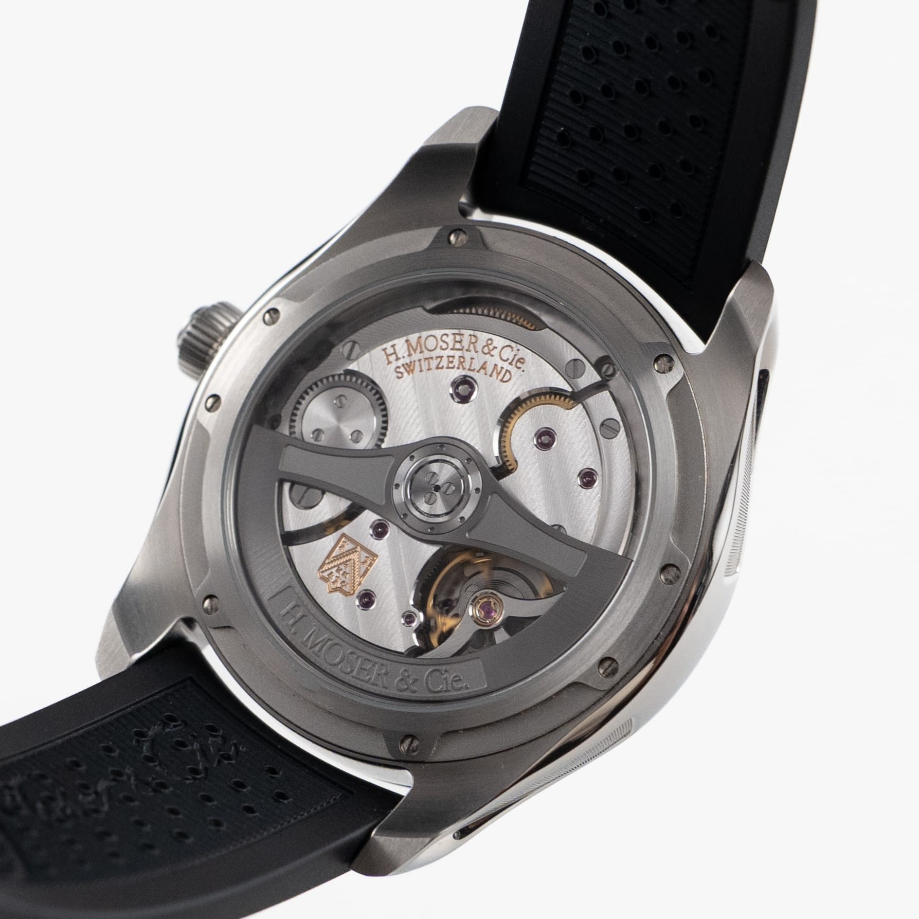 H. Moser & Cie 3200-1207 Pioneer Centre Seconds Swiss Stainless Steel Mad Red Dial (2025)