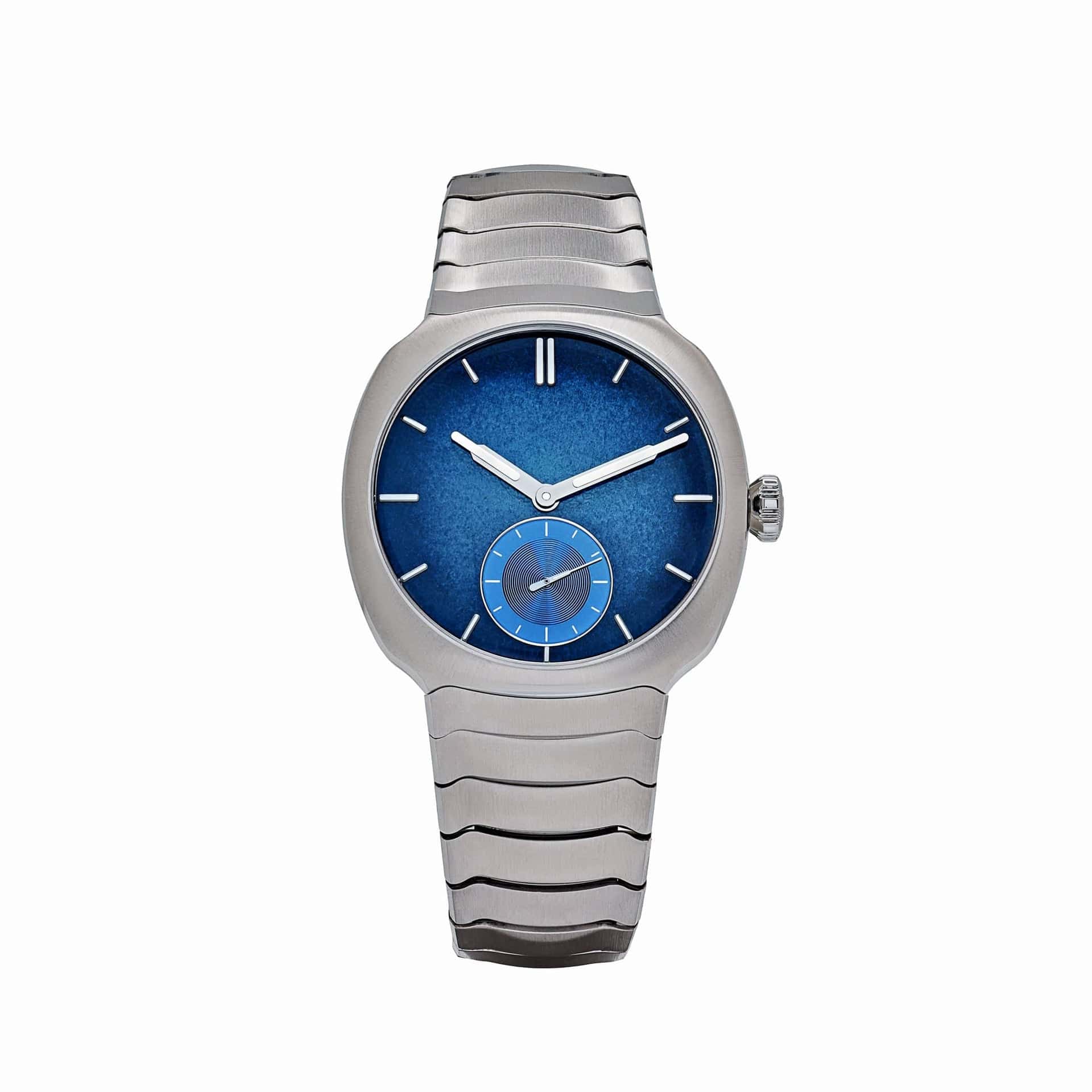 H. Moser & Cie 6500-1200 Streamliner Small Seconds Blue Enamel