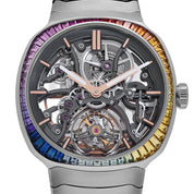 H. Moser & Cie 6814-1201 Streamliner Tourbillon Rainbow Skeleton Stainless Steel (2025)