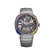 H. Moser & Cie 6814-1201 Streamliner Tourbillon Rainbow Skeleton Stainless Steel (2025)