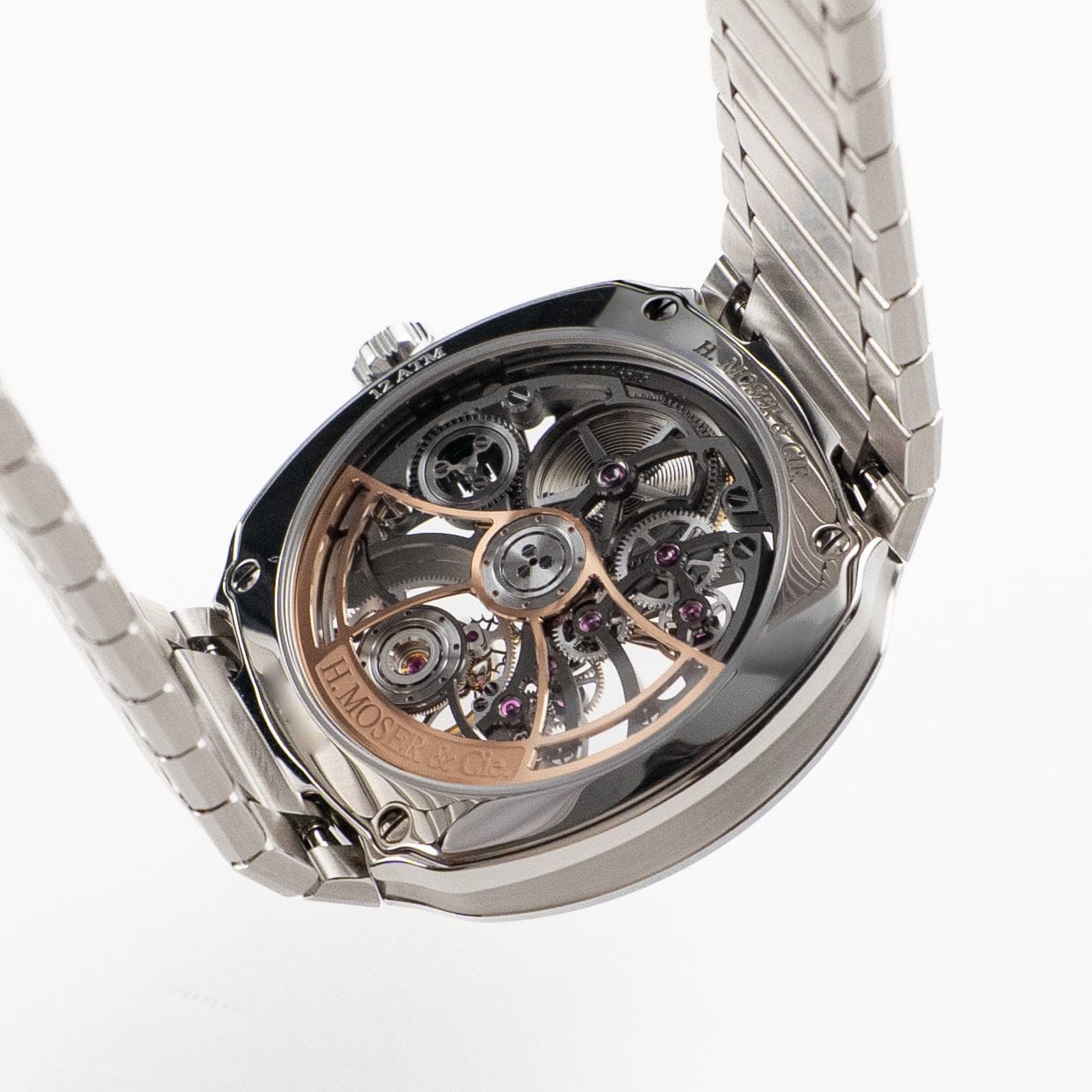 H. Moser & Cie 6814-1201 Streamliner Tourbillon Rainbow Skeleton Stainless Steel (2025)