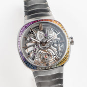 H. Moser & Cie 6814-1201 Streamliner Tourbillon Rainbow Skeleton Stainless Steel (2025)
