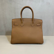 Hermès Alezan Birkin 30 Togo Palladium Hardware
