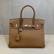 Hermès Alezan Birkin 30 Togo Palladium Hardware
