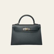 Hermès Ardoise Mini Kelly Sellier 20 Epsom Electrum hardware
