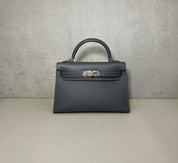 Hermès Ardoise Mini Kelly Sellier 20 Epsom Electrum hardware