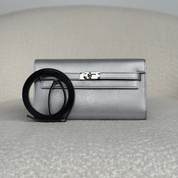 Hermès Argent Kelly To Go Wallet Chevre Chamkilight Palladium Hardware