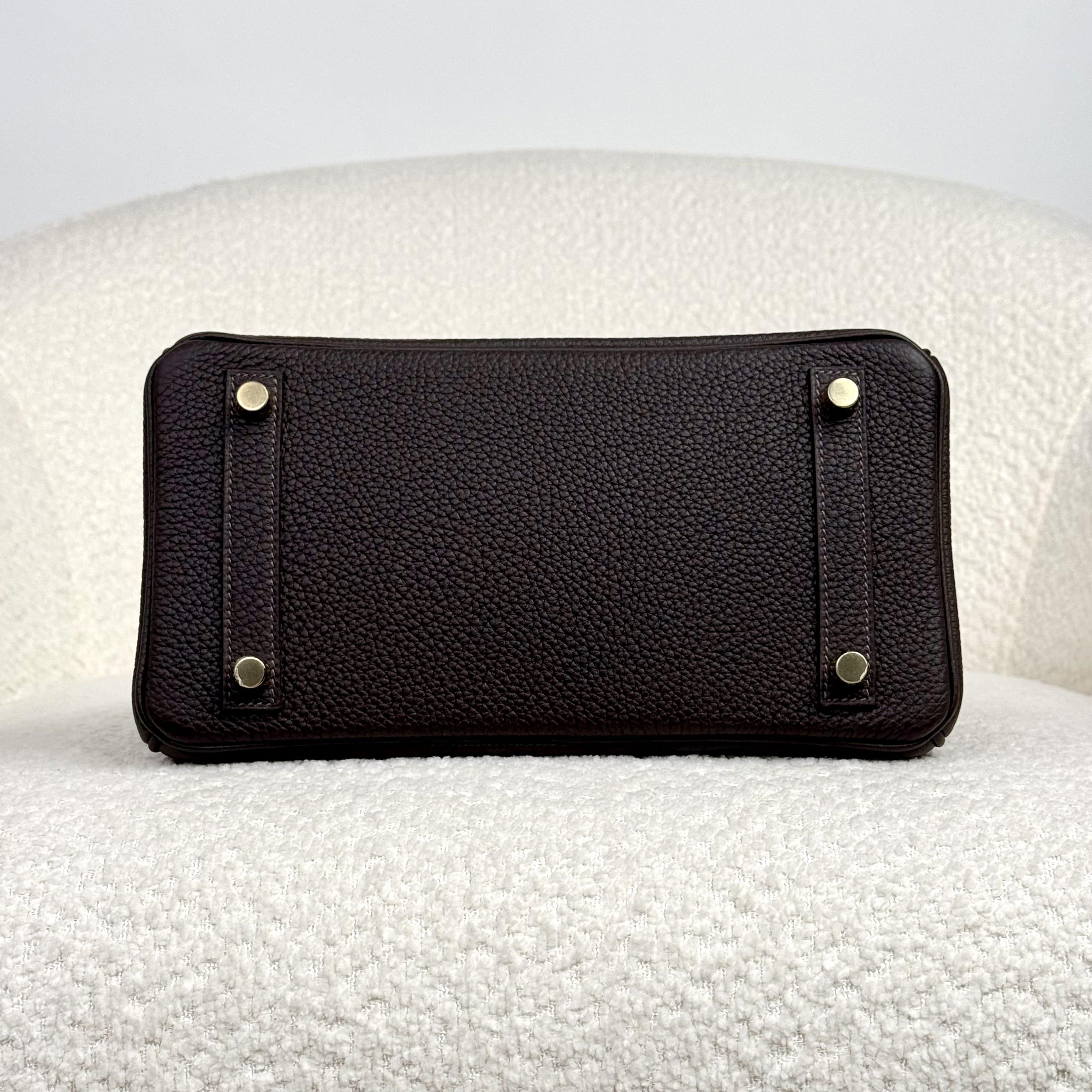 Hermès Birkin 25 Bai-Brun – Brown Birkin Bag Togo Permabrass