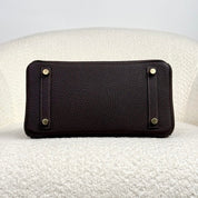 Hermès Bai-Brun Birkin 25 Togo Permabrass Hardware