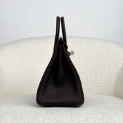 Hermès Bai-Brun Birkin 25 Togo Permabrass Hardware