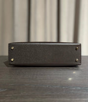 Hermès Bai-Brun Mini Kelly Sellier 20 Madame Permabrass Hardware