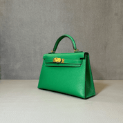 Hermès Bambou Mini Kelly Sellier 20 Chevre Mysore Gold Hardware