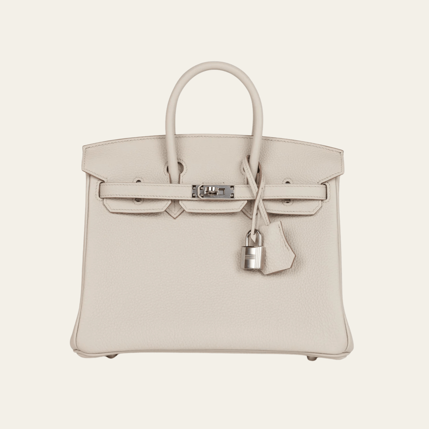 Hermès Fjord Birkin 40 Gris Perle