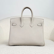 Hermès Beton Birkin 25 Togo Palladium Hardware