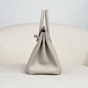 Hermès Beton Birkin 25 Togo Palladium Hardware